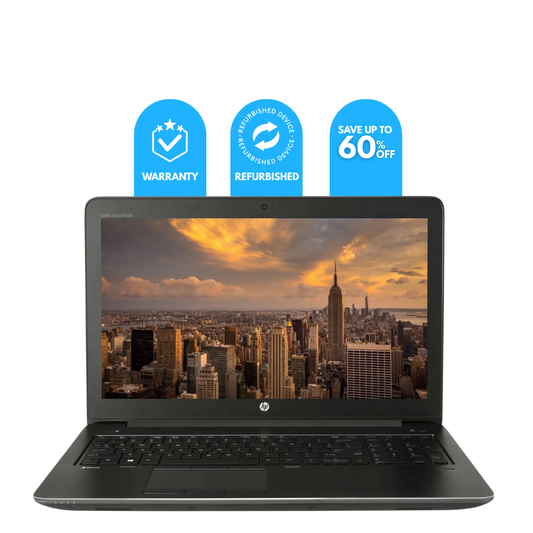 Refurbished HP ZBook 15 G3 Workstation | Intel Core i7 | 8GB RAM | 256GB SSD | 15.6″ FHD Display